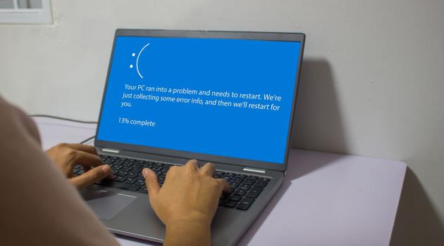 Blue screen of death -Microsoft