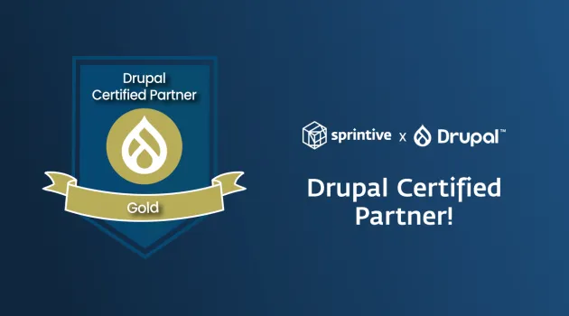 sprintive achieves gold drupal partner