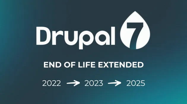 Drupal 7 end of life extended