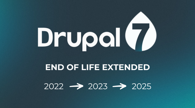 Drupal 7 end of life extended