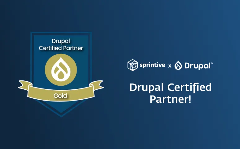 sprintive achieves gold drupal partner