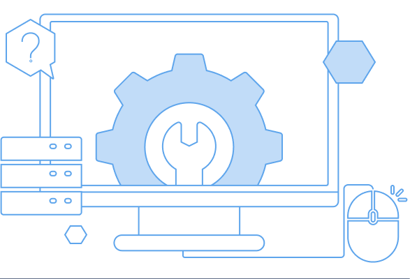support and maintenance service illustration